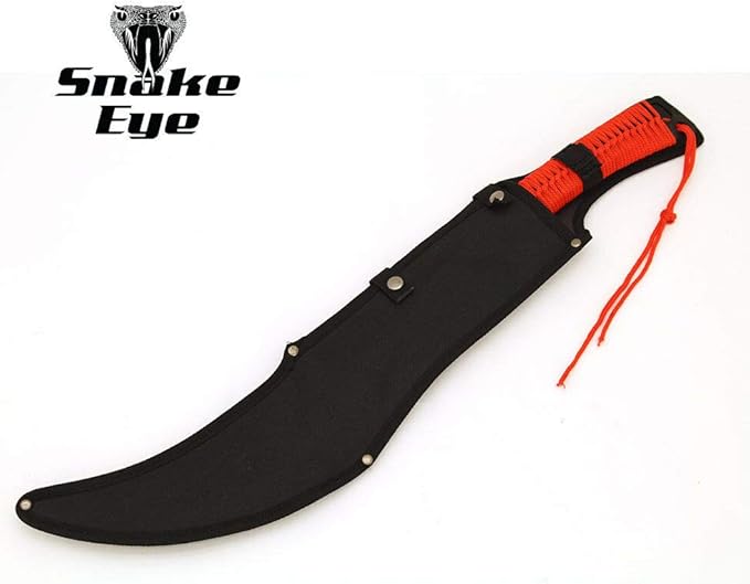 Snake Eye Tactical Fantasy Sword w/Nylon Sheath Machete Outdoors Camping