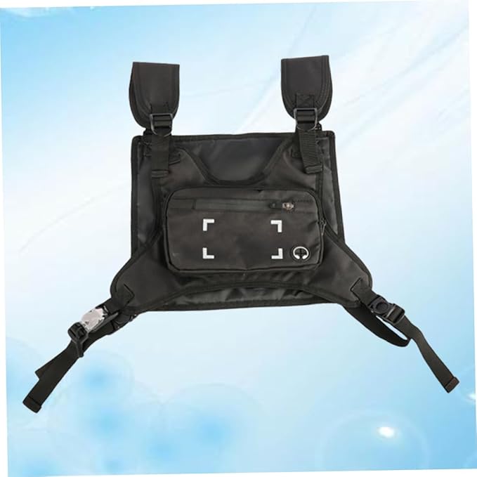 SAFIGLE Men's Tactical Chest Bag Waterproof Multi-functional Outdoor Backpack Mobile Phone Storage Random Pattern for Cycling and Hiking