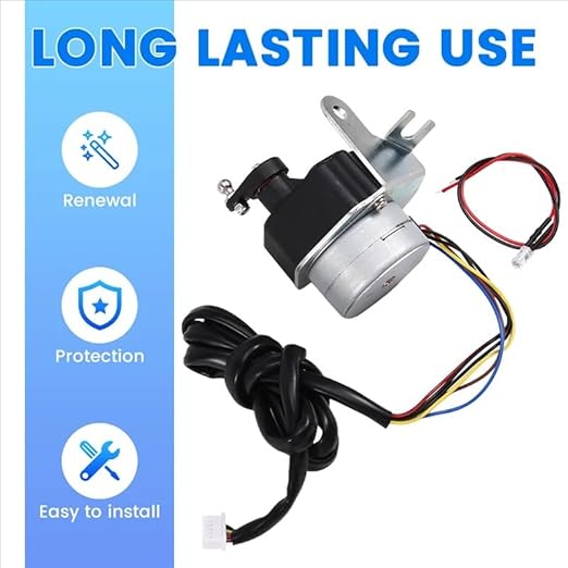 Stepper Motor Assembly 0G6453 0G6454 - Compatible with GTH990 HSB Generator for GENERAC Guardian Premium Replacement Part for Generator Repair &amp Maintenance Durable Stepper Motor Accessory
