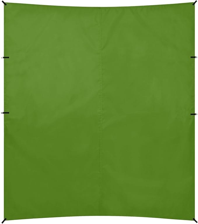 xigua Dark Green Beach Tent Sun Shelter with Carrying Bag - Silver Coated Oxford Fabric Beach Canopy for Beach Camping Fishing - Includes Windproof Ropes Sandbags &amp Stakes