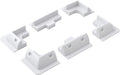 Spartan Power ABS Drill Free Solar Panel Mount 6 Piece (White) Great for RV's Vans Trailers Buses Skoolies Boats