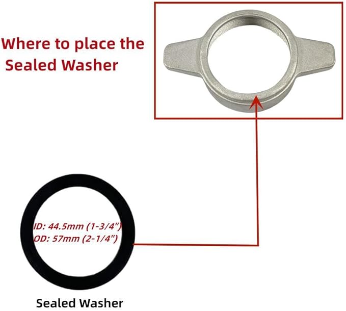 10PCS Gasket Seal Flapper Washer O-Ring Mechanical Seal Repair Kit For Predator 2 in. 212cc Semi-Trash Water Pump 63405 56160 For Pacific HydroStar 2 IN 212cc 61986 68375 69774 Water Pump