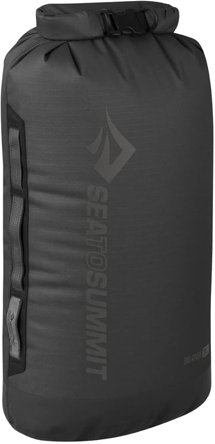 Sea to Summit Big River Dry Bag Heavy-Duty Dry Storage 20 Liter Jet Black