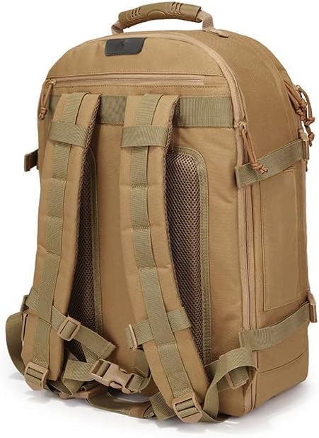 Outdoor Sports Pack Hiking Bag Rucksack Knapsack Combat Camouflage Tactical Backpack - Black
