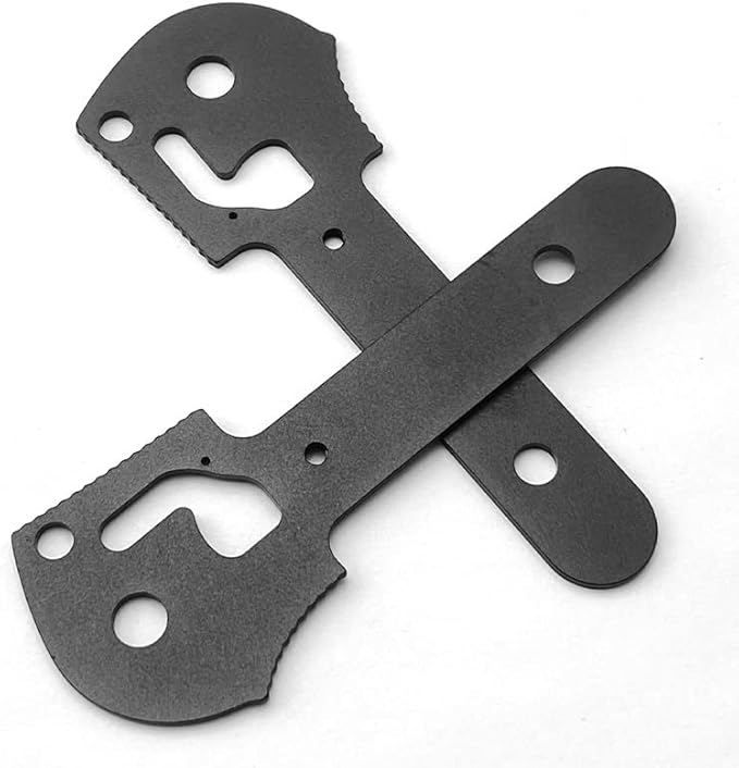 1 Pair Stainless Liner Fits for Griptilian 551 Plastic Version CNC Liner DIY Replacement Accessory