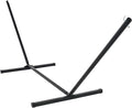 Lazy Daze Hammocks Portable 2 Person Heavy Duty Steel 12 FT Hammock Stand with Hooks and Chains for Outside Patio Backyard 450 Pounds Capacity Black