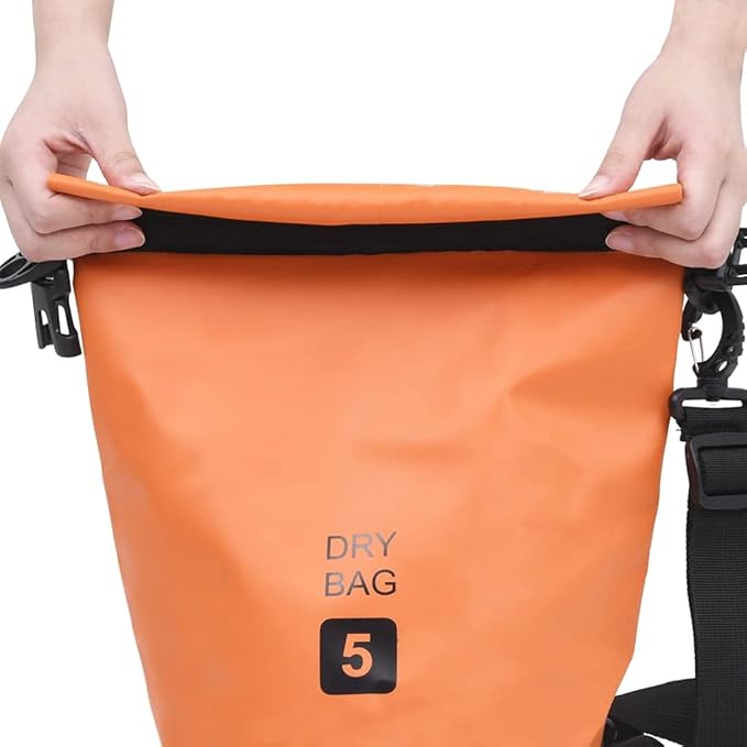 SKM Dry Bag Orange 1.3 gal PVCOrange (Weight 1.04KG)