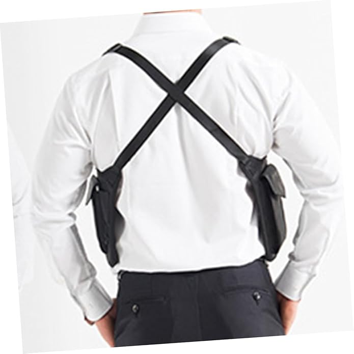 GANAZONO Concealed Armpit Bag Upgraded Multi Purpose Nylon Theft Shoulder Pack for Men Women for Travel Outdoor Activities Black