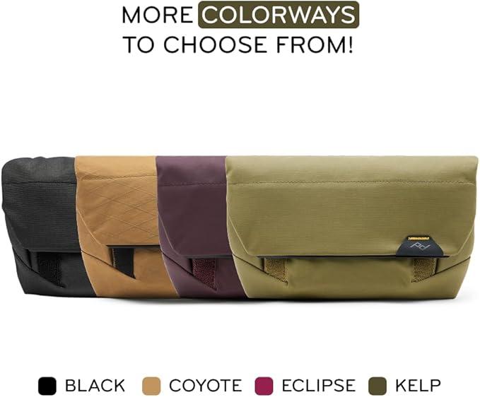 Peak Design Field Pouch V2 Kelp 2-in-1 Organizer and Sling Bag Adjustable Shoulder Strap and Integrated Belt Loops Weatherproof Nylon Canvas Organizer Pouch or Carry Bag for Men and Women