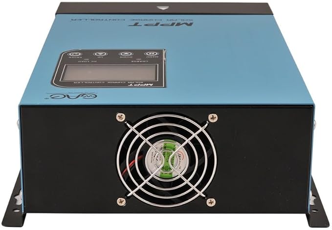 60A MPPT Solar Charge Controller 12V24V48V Auto Battery Regulator Solar Panel Max 150V Input for Lithium Sealed Gel and Flooded Batteries (Blue)