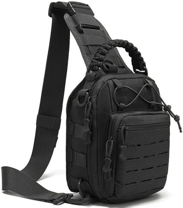 Outdoor Chest Bag Military Tactical Shoulder Bag Sling Backpack Oxford Mountaineering Camping Fishing Hiking Molle Mi