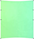 Green Gradient Color Stable Beach Tent UPF50+ Easy Setup Large Sun Shelter with Sand Shovel Sandbags for Family Trips Picnics &amp Camping