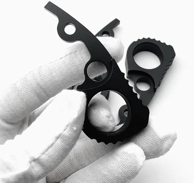1PC Aluminum Alloy Back Spacer Fits for Para3 Premium Anodized CNC Spine Backspacer(Small)