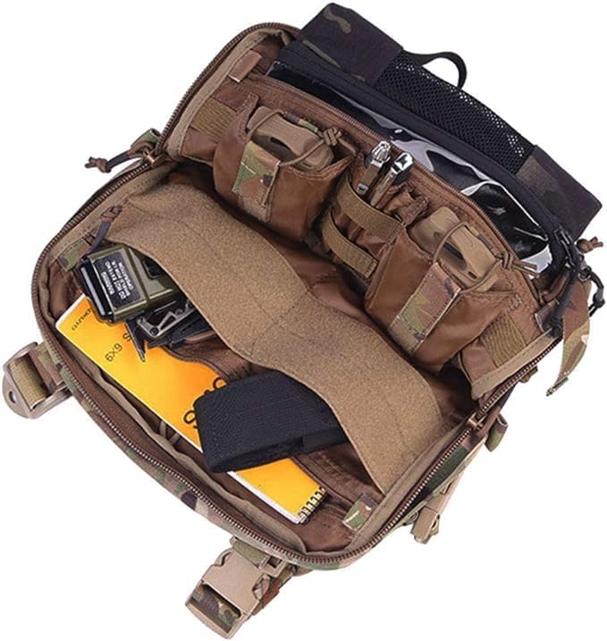 EMERSONGEAR Chest Pack Recon Kit BagMulti-Function Tool PouchMolle Vest Pouch Chest Bag for Men Tactical