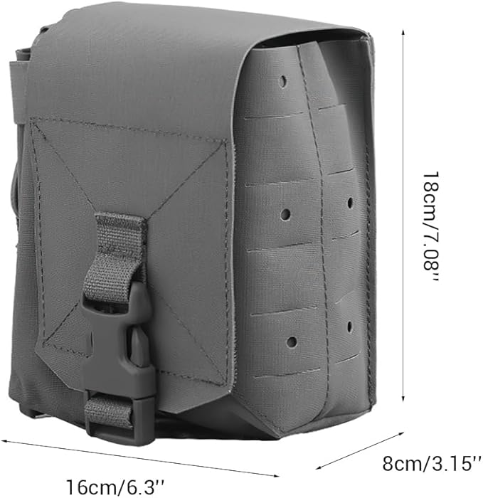 Tactical Molle Admin Pouches Molle Radio Pouch Magazine Pouch Utility Tools Storage Organizer with Hook &amp Loop Fastener for Hiking Hunting Shooting