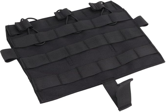 ACEXIER Military Tactical Chest Bag Backpack Adjustable Men Multi-Functional Molle Tool Pouch Shoulder Bag (Black)