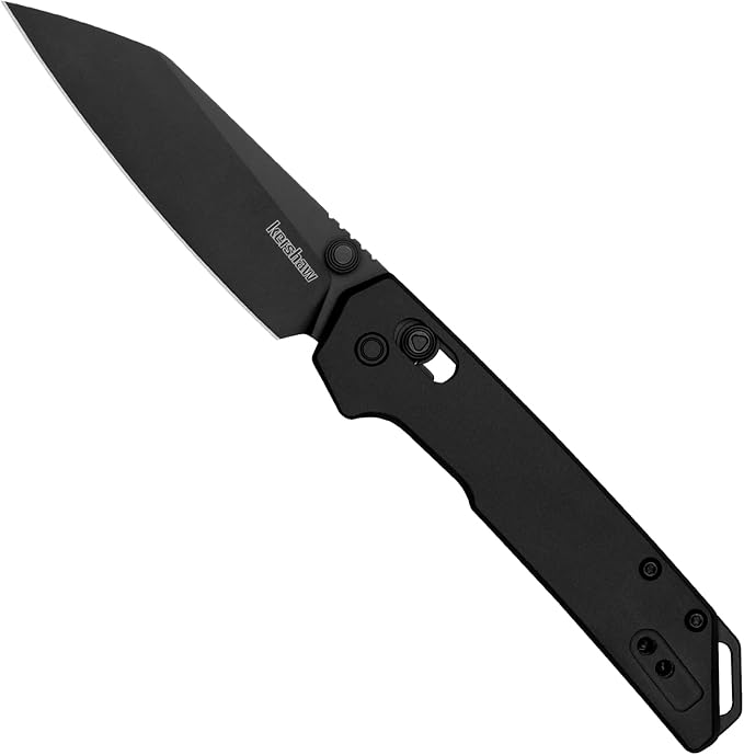 Kershaw Mini Iridium Folding Pocket Knife 3 inch D2 Steel Blade DuraLock Aluminum Handle Pocketclip