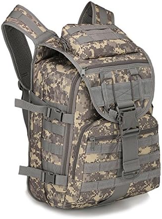 Tactical Backpack Military Molle Hiking 36-55L Tactical Bag Outdoor Camouflage Mountaineering Bag Digital Camouflage