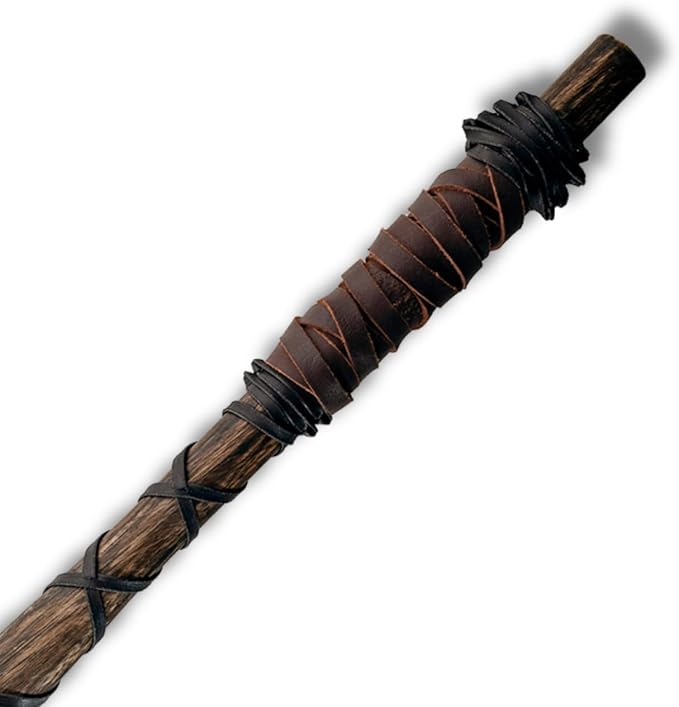 Ragnar Viking Axe 25” Norse Axe Inspired by Ragnar Lothbrok Carbon Steel Blade with Leather Wrapped Wooden Handle &amp Leather Sheath Viking Axe for Hunting Camping &amp Display