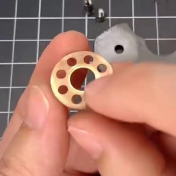 2PCS Custom Gasket Brass Washer Replacements are Suitable for Chris Reeve Large Sebenza Umnumzaan