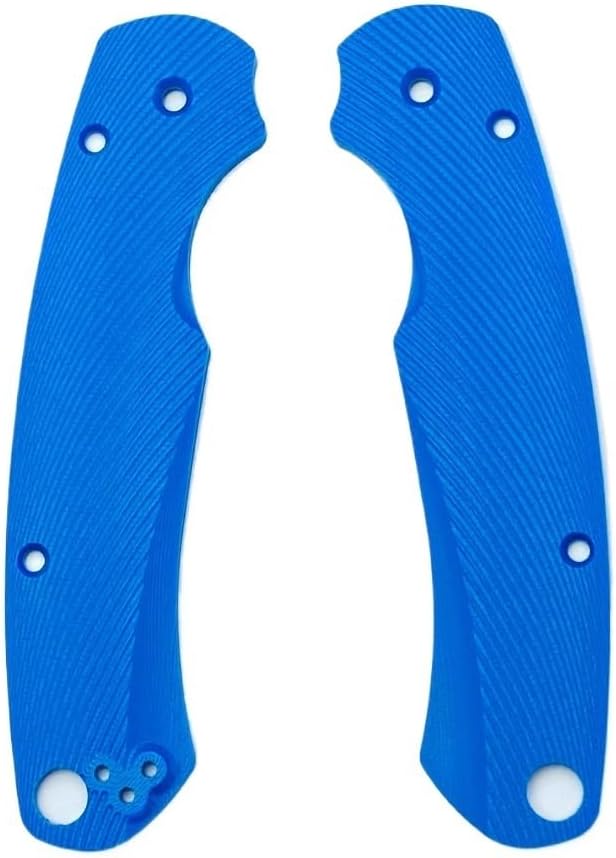 1 Pair Custom G10 Scales Handle Fits for C81 DIY Making Replacement Accessory(Blue)