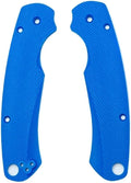 1 Pair Custom G10 Scales Handle Fits for C81 DIY Making Replacement Accessory(Blue)