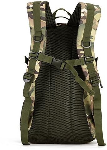 UNISTRENGH 25L Backpack Military Tactical Daypack Water-resistance Assault Gear Rucksack for Hunting Trekking Travelling (CP Camo)