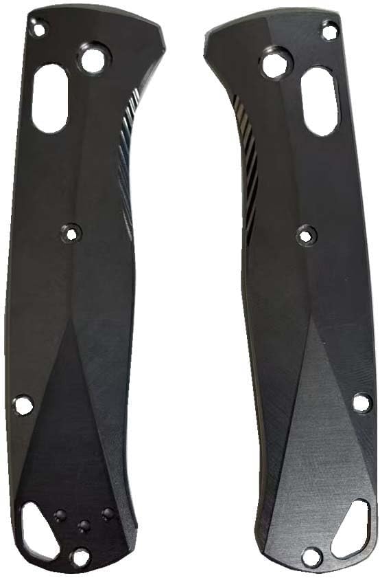 1 Pair Custom Titanium Alloy Scales Handle Replacement Fits for Bugout 535 DIY Making Accessory