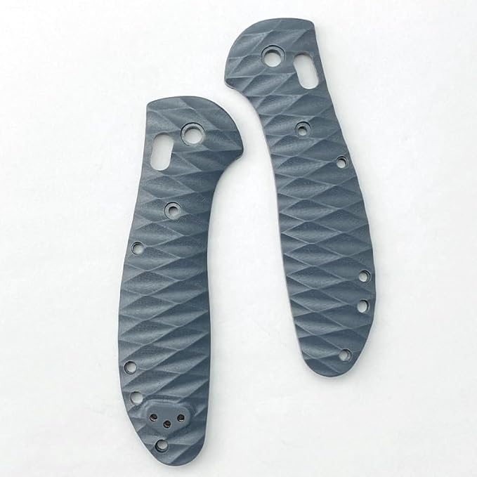1 Pair G10 Scales Fits for Griptilian 551 CNC Handle Patch Blank DIY Replacement with 3 Sets Screws