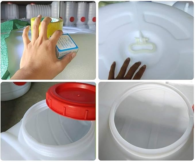 FIXARE 145L Camping Water Container Extra Thick Plastic Water Tank Large Capacity Water Storage Container with Lid for Outdoors Hiking Camping
