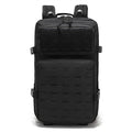 45L Military Tactical Backpack For Men Molle Daypack 3 Day Bug Out Bag Hiking Fishing Backpack Rucksack (Black)