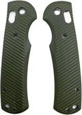 1 Pair Scales Handle Fits for Benchmade Griptilian 550 551 G10 Custom Handle Patch Green