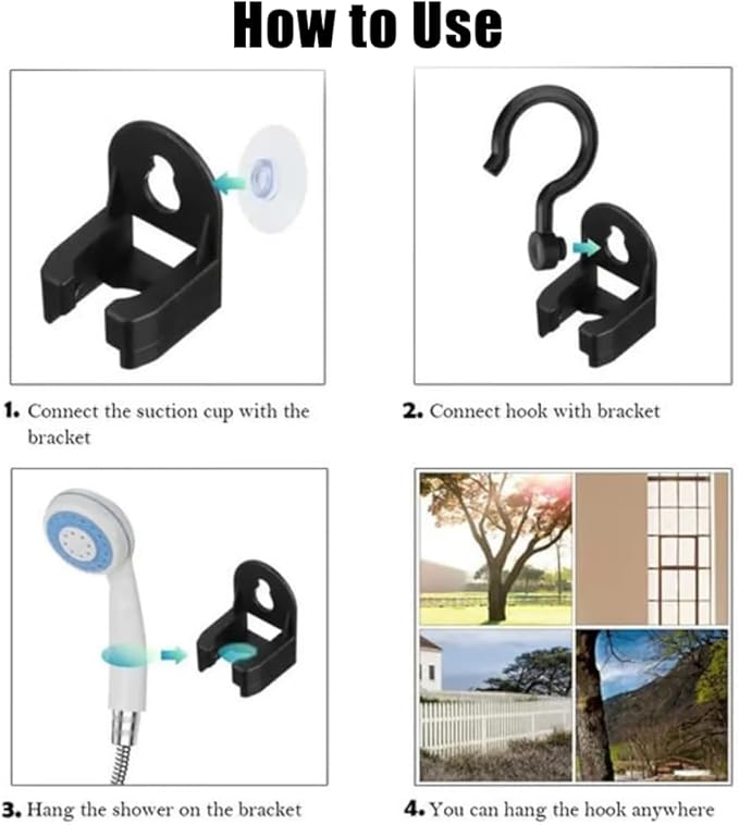Portable Camping Shower with Adjustable Flow - for Easy &amp Convenient Outdoor Cleaning Pumps Water from Bucket Experience Refreshment Anywhere for Camping Hiking Car Washing Pet Cleaning