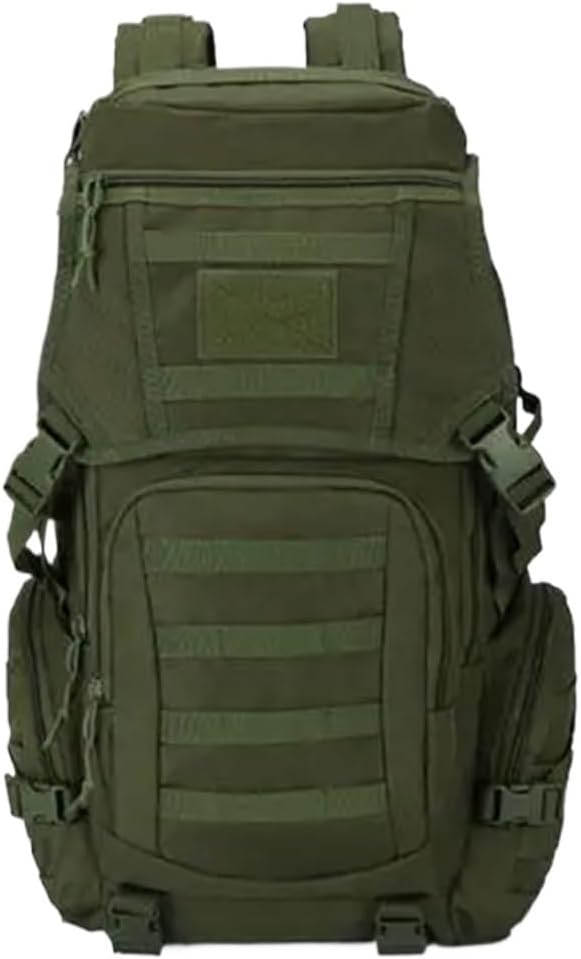 Tactical Backpack Survival Bag HuntingCompatible For Men Outdoor Travel Hiking Rucksack Camping Trekking(Green)