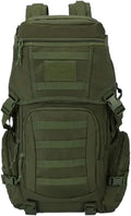 Tactical Backpack Survival Bag HuntingCompatible For Men Outdoor Travel Hiking Rucksack Camping Trekking(Green)