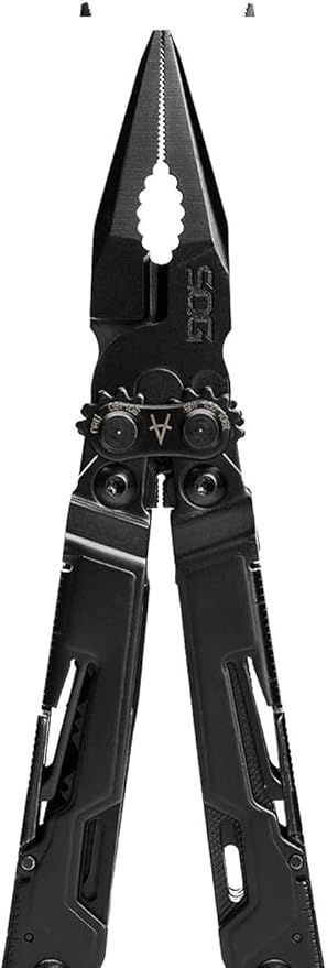 SOG PowerPint Mini Compact Stainless Steel Multi-Tool 18 Lightweight Specialty Tools &amp SOG Multitool Pliers Pocket Knife Black