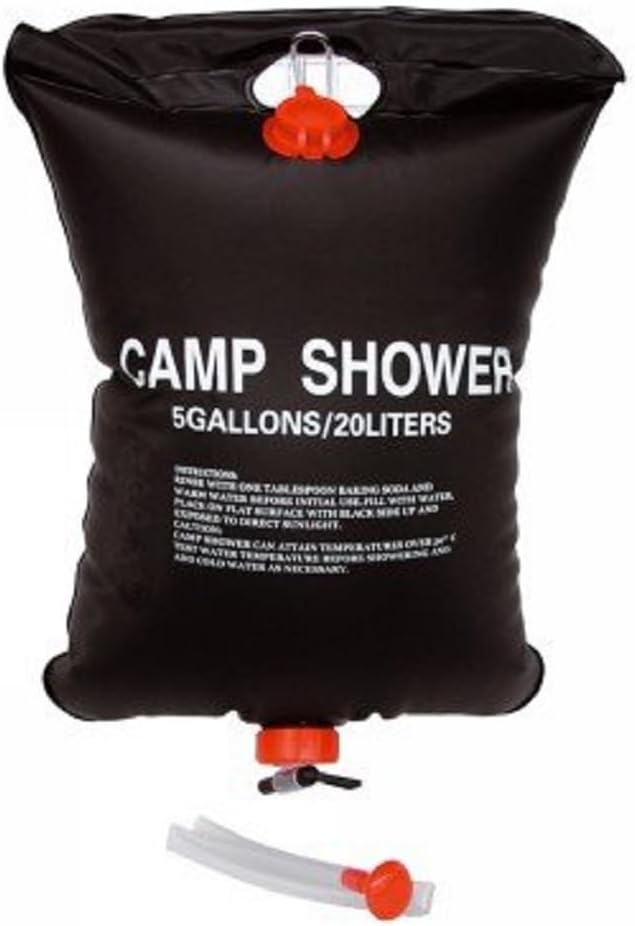 Ferrino Hanging Solar Shower Black 20 litres
