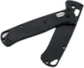 1 Pair G10 Scales Fits for Bugout 535 Blank DIY Handle Patch Replacement in Black