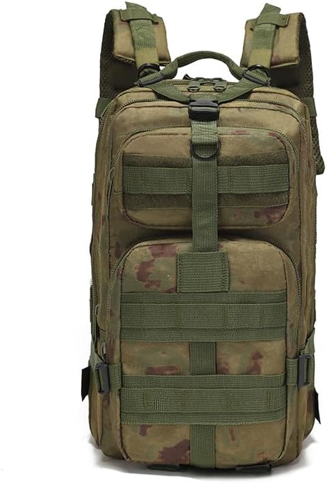 Military Tactical Backpack Outdoor Travel 20-35L Waterproof Oxford Army Breathable Daypack Bag for Hiking Sports (Fg 20-35L)