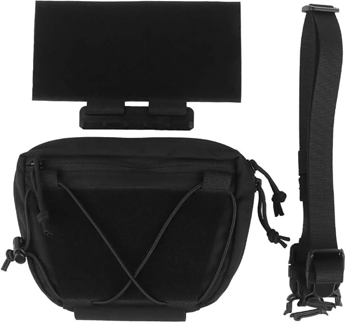 Tactical Quick Release Dump Drop Pouch with Hook &amp Loop Fanny Pack Waist Bag Utility Tool Organizer Admin Pouch