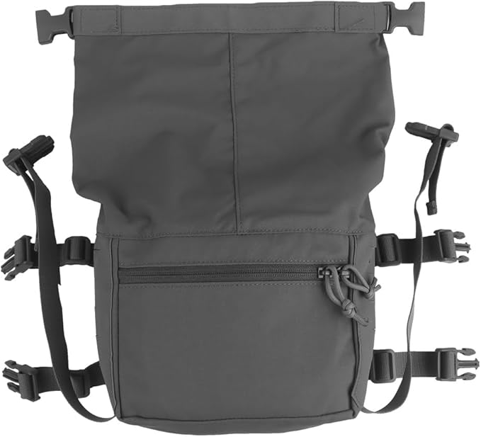 Tactical Expansion Pack Chest BagLarge Capacity MOLLE Admin Pouch Utility Chest Pouch for Placard Split Chest Rig