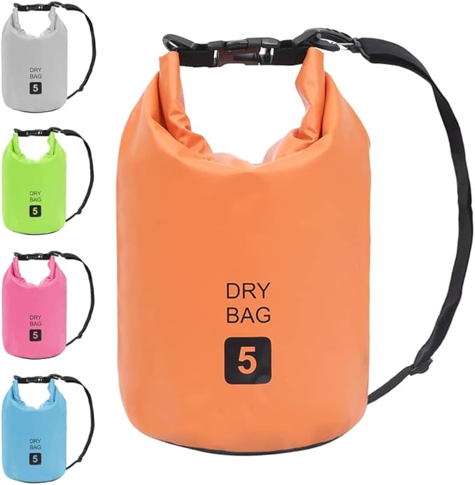 SKM Dry Bag Orange 1.3 gal PVCOrange (Weight 1.04KG)