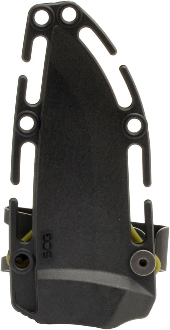 SOG Aegis FX Corrosion-Resistant Outdoor Survival Fixed Blade Knife | CRYO 4116 Krupps Steel | GRN Rubber Handle | UMS Sheath