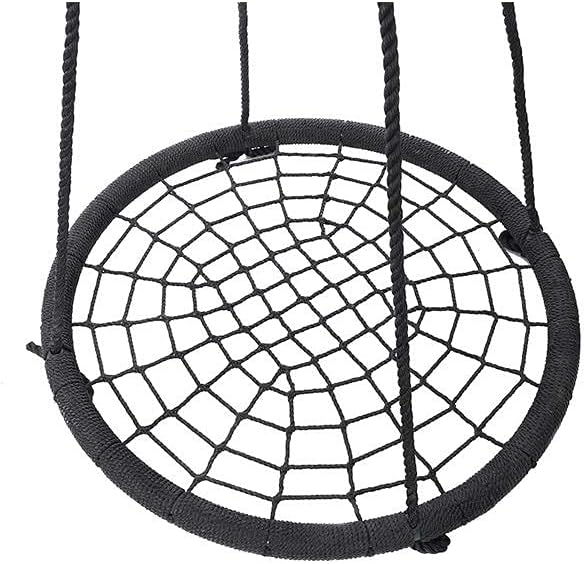 Swing Chair for Kids &amp Adults Hammock Chair Hanging Chair Cotton Rope Macrame Chairs for Outdoor &amp Indoor Garden Patio Balcony Living Room Swing Seat ? 100 cm