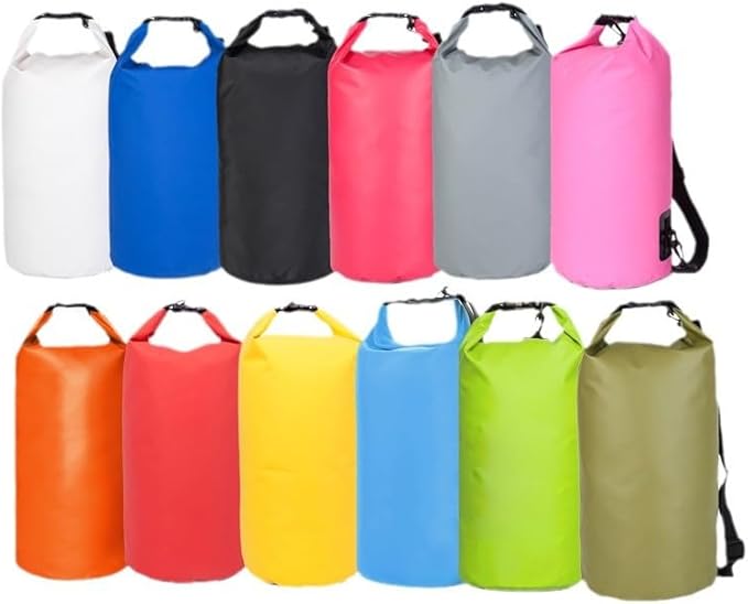 Dry Bag Waterproof Backpack 2L-100L - Floating Dry Sack for Swimming Beach Kayaking (Multiple Colors/Sizes) - PVC Coated Marine-Grade Protection (Blue 25L)