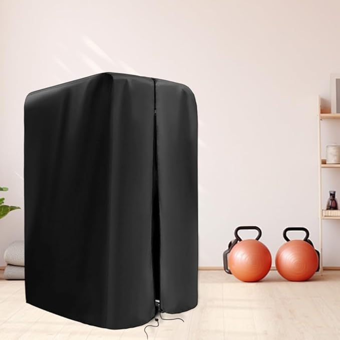 Waterproof Dustproof Protective Cover for SportsRoyals Power Tower Dip Station 210D Oxford Fabric Pull Up Bar Guard with Zipper Closure and Adjustable Drawstring