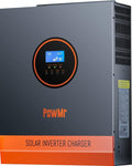 PowMr 5000W Hybrid Solar Inverter 48V to 110/120V AC 5KW Pure Sine Wave Power Inverter w/ 80A MPPT Controller Max.PV Input 5500W 500V 22A Peak Power 10000VA for 48V Lead Acid &amp Li Batteries