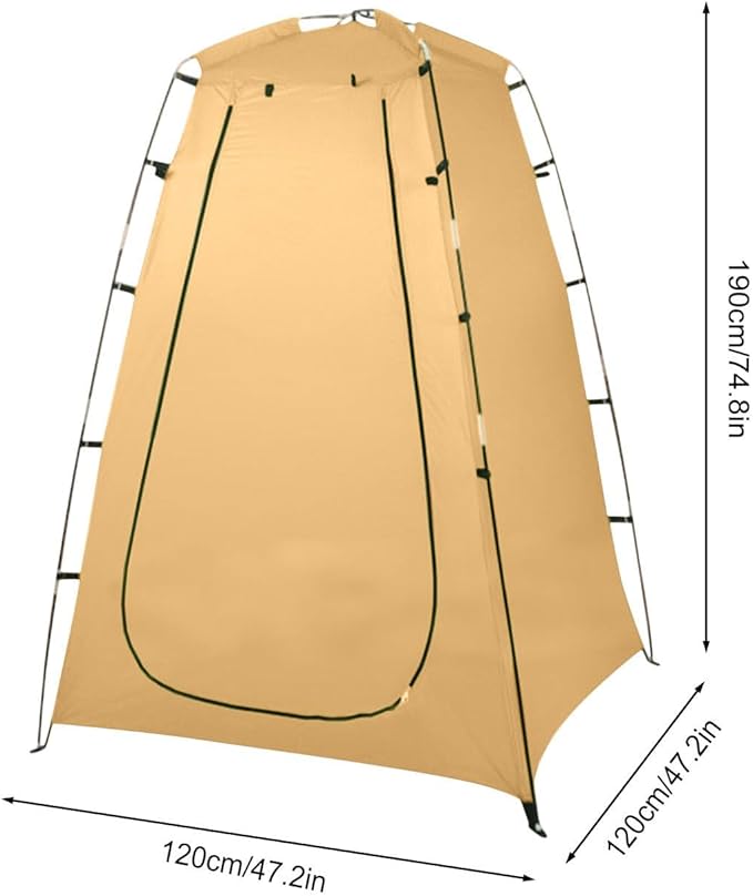 Camping Shower Shower Tent Portable Changing Room Multifunctional 4-in-1 Design Quick Pop-Up Setup with No Tools Required 120x120x190cm/47.24x47.24x74.8 Inches for Camping