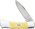 Case XX WR Pocket Knife Lockback Yellow Synthetic Item #81089 (31225L SS) 3 5/8 Inches Closed