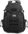 Tactical Military Assault 30L Travel Backpack Army 3-Day Assault Pack for Camping Hunting Trekking Outdoor Survival Range Molle Bag with Multi-Compartment Storage Black